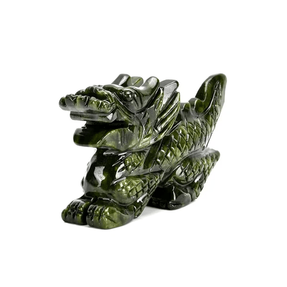 Serpentine Gemstone Animal Figurines – Artistry in Every Detail