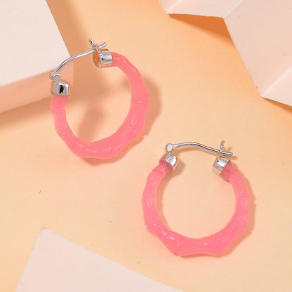 Jade Hoop Earrings — Colorful Elegance in Every Pair