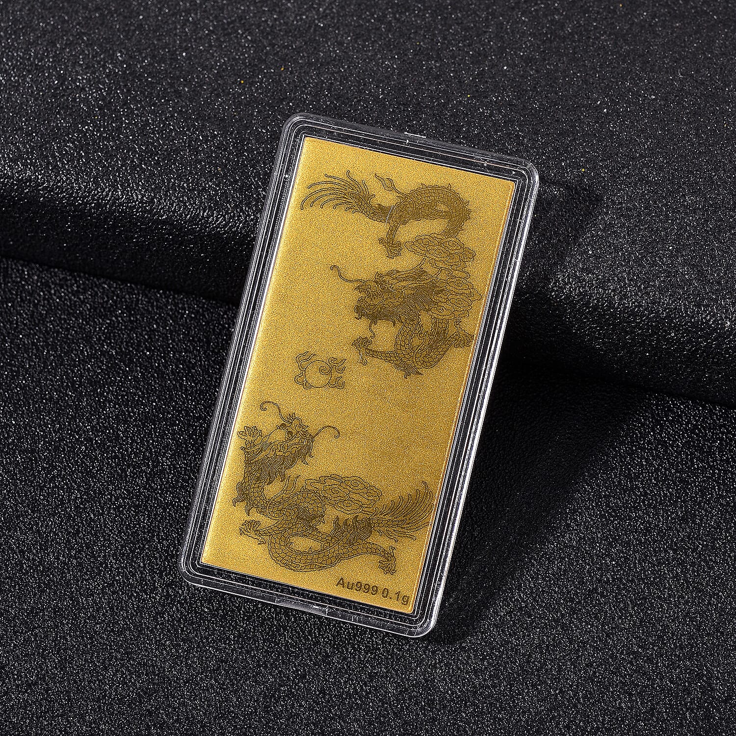 24K Gold Emboss Sheet Collection – Dragon Twins, Elephant & Statue of Liberty (100mg)