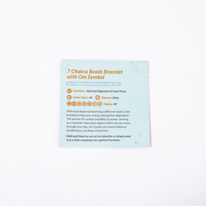 7 Chakra Bead Bracelet – A Gentle Nudge Back to Balance