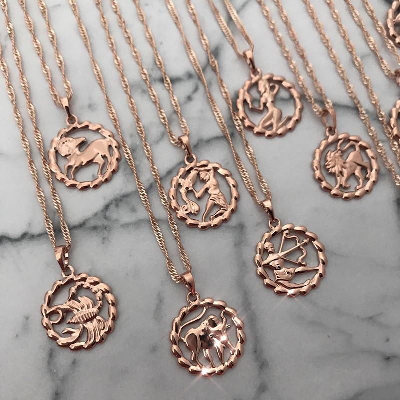 Bohemian Zodiac Sign Necklace