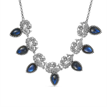 Malagasy Labradorite Regal Necklace