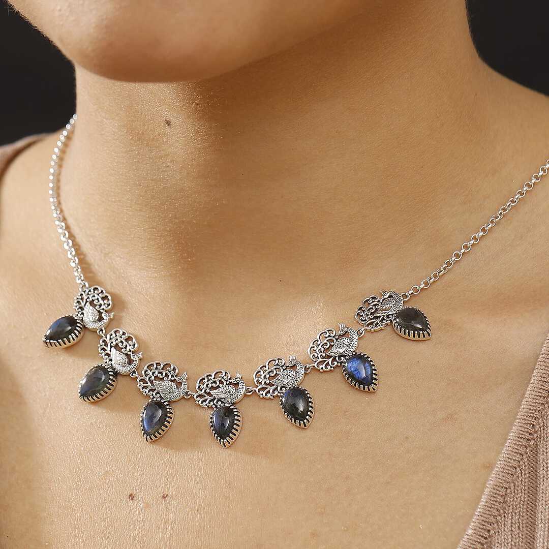 Malagasy Labradorite Regal Necklace