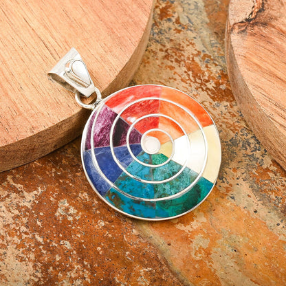 Big Pachamama Multi-Gemstone Pendant — Earth Energy, Strength & Joyful Color