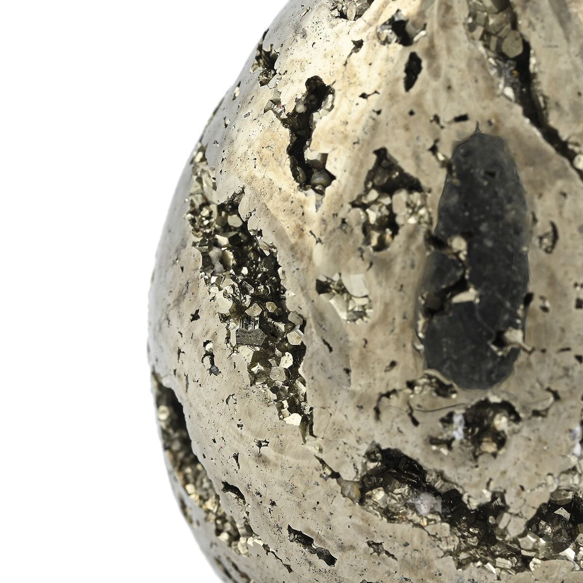 Pyrite Egg - Unique Sparkle For Every Room