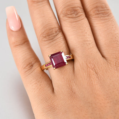 Niassa Ruby Ring in Art Deco - Confidence & Courage Combined