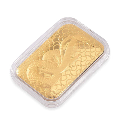 24K Gold Emboss Sheet Collection – Lady Fortuna & Serpent (10mg)