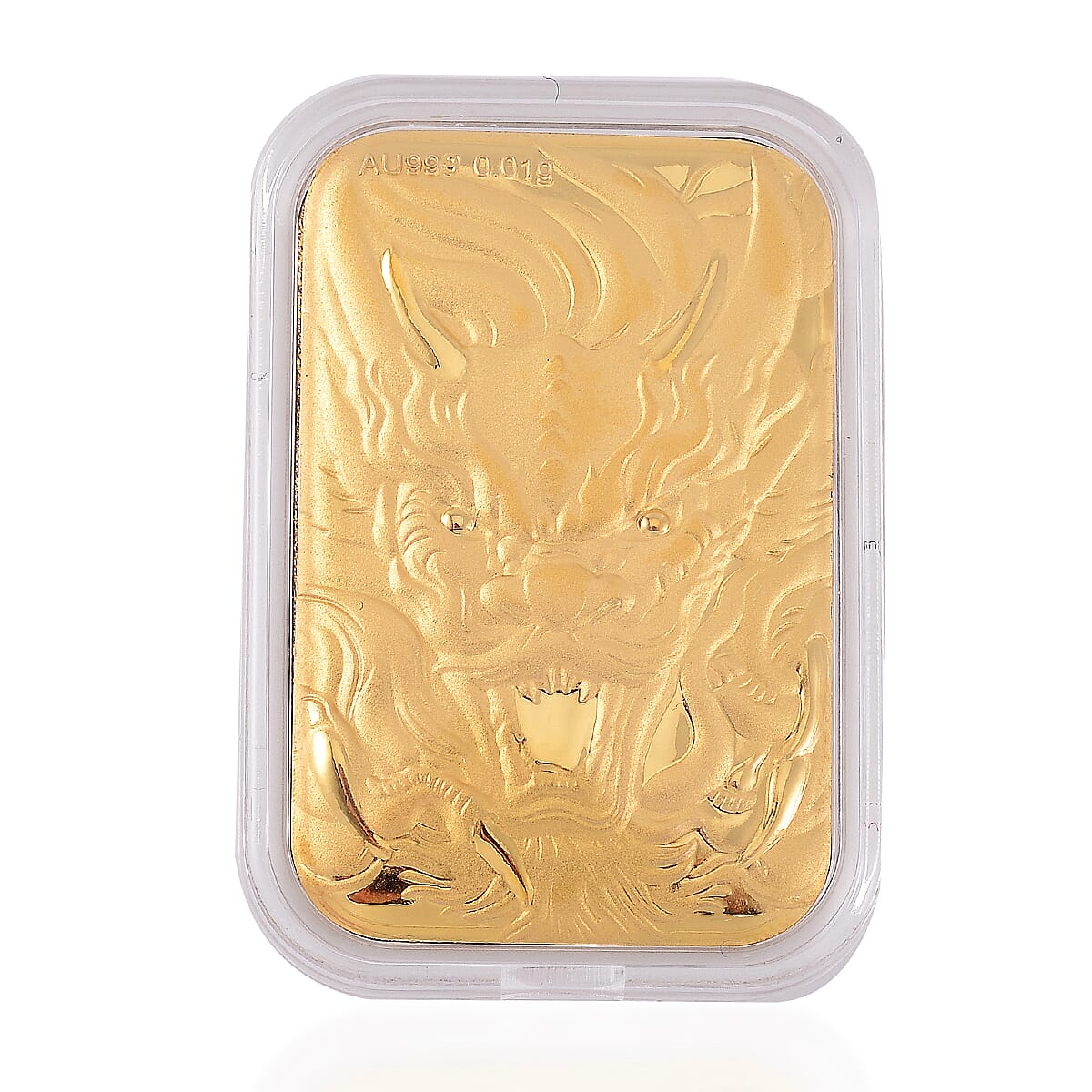 24K Golden Dragon Emboss Sheet — Strength, Fortune & Courage