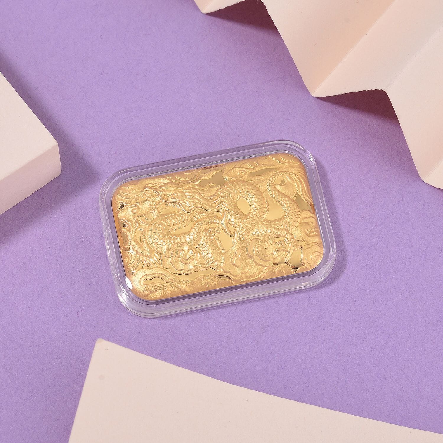 Collectible 24K Gold Dragon Emboss Sheet - Symbol of Luck & Protection ...