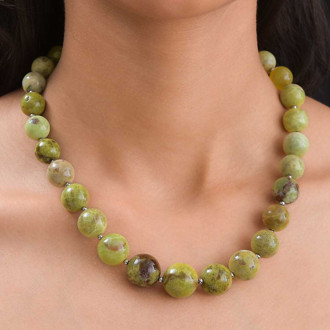 Beaded Green Opal Necklace – A Fresh Start in Stone