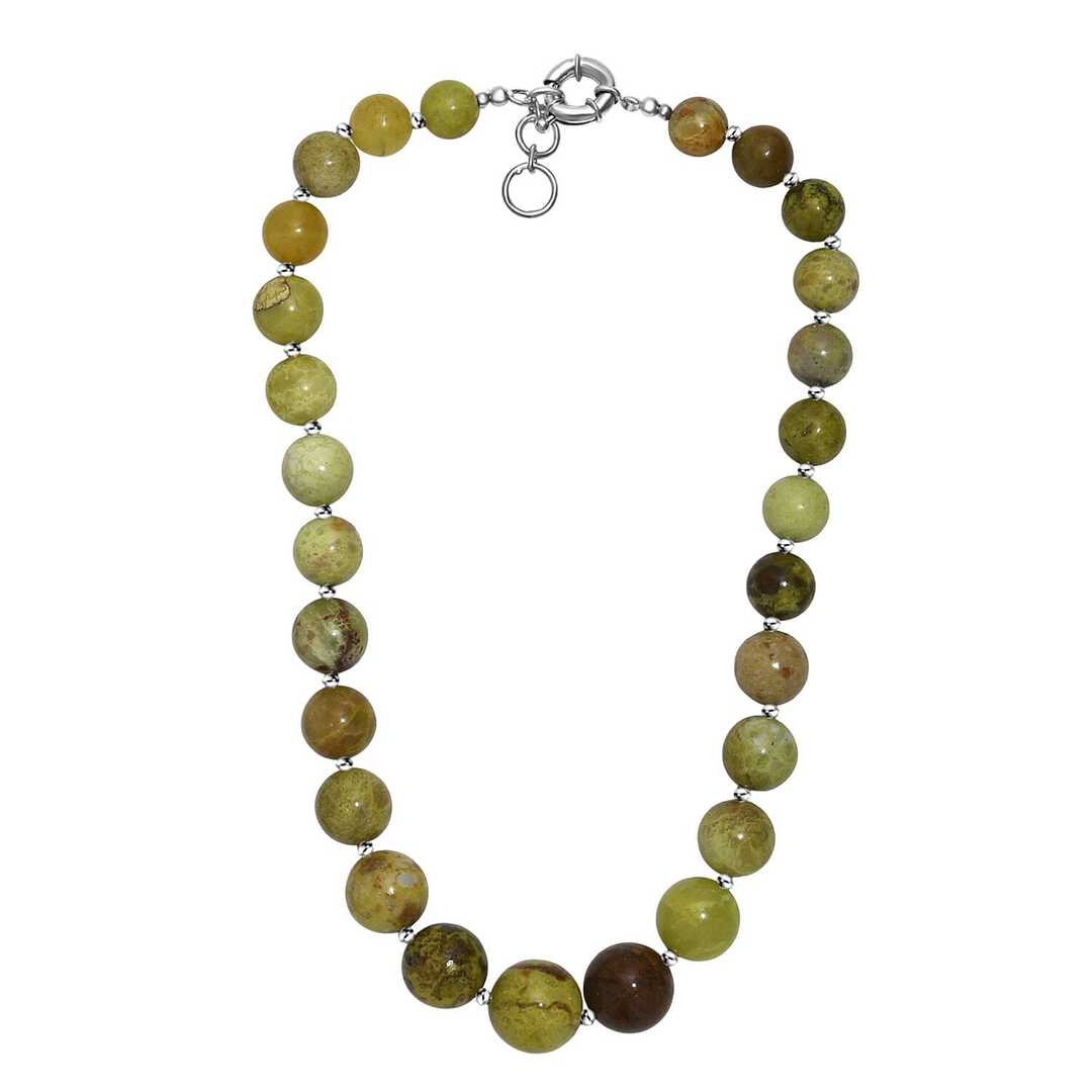 Beaded Green Opal Necklace – A Fresh Start in Stone
