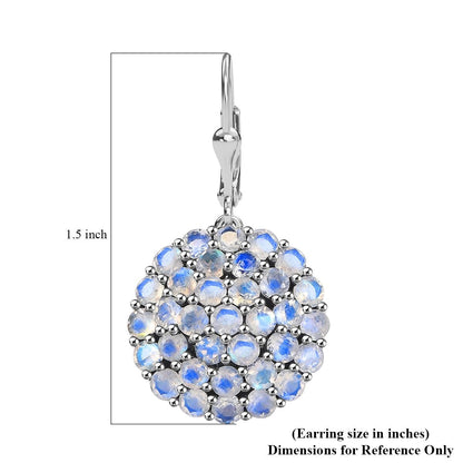 Moonstone Cluster Earrings – For Emotional Healing & Balance