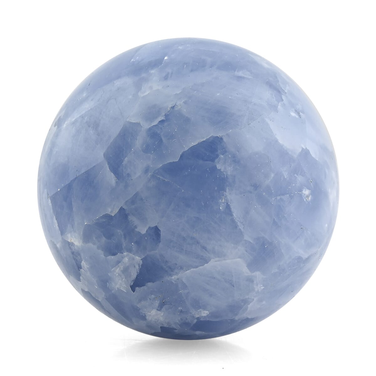 Natural Calcite Blue Sphere – Add Elegance and Tranquility to Any Room