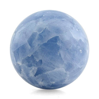 Natural Calcite Blue Sphere – Add Elegance and Tranquility to Any Room