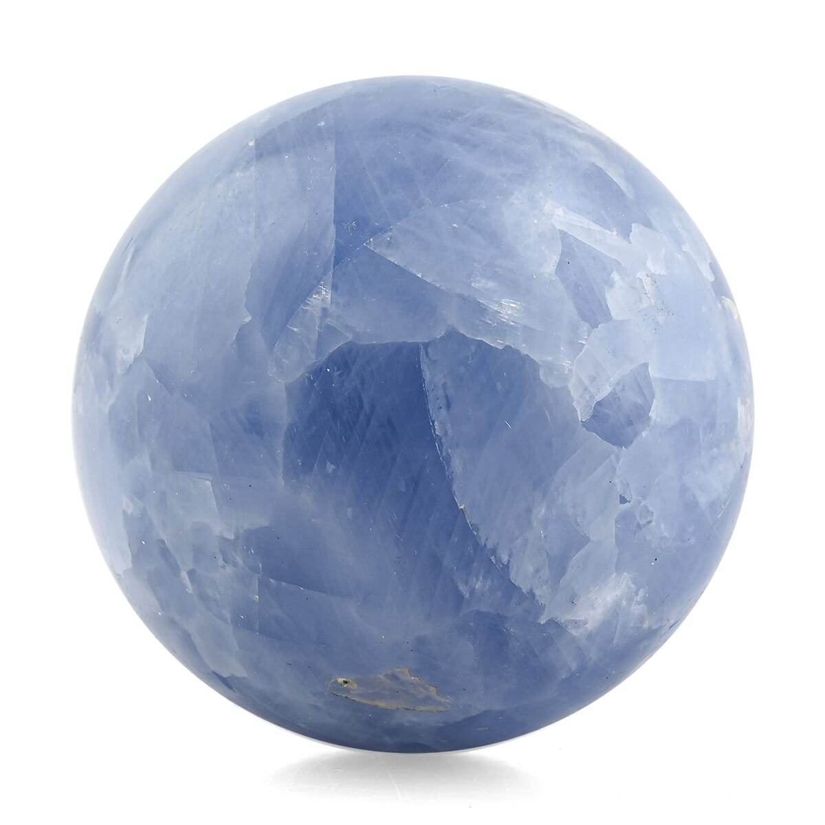 Natural Calcite Blue Sphere – Add Elegance and Tranquility to Any Room