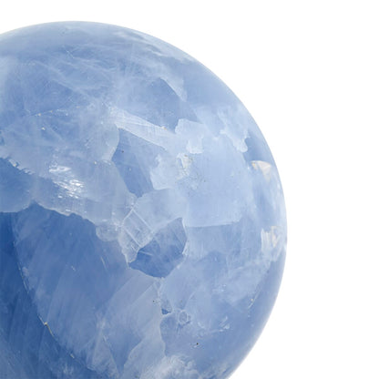 Natural Calcite Blue Sphere – Add Elegance and Tranquility to Any Room