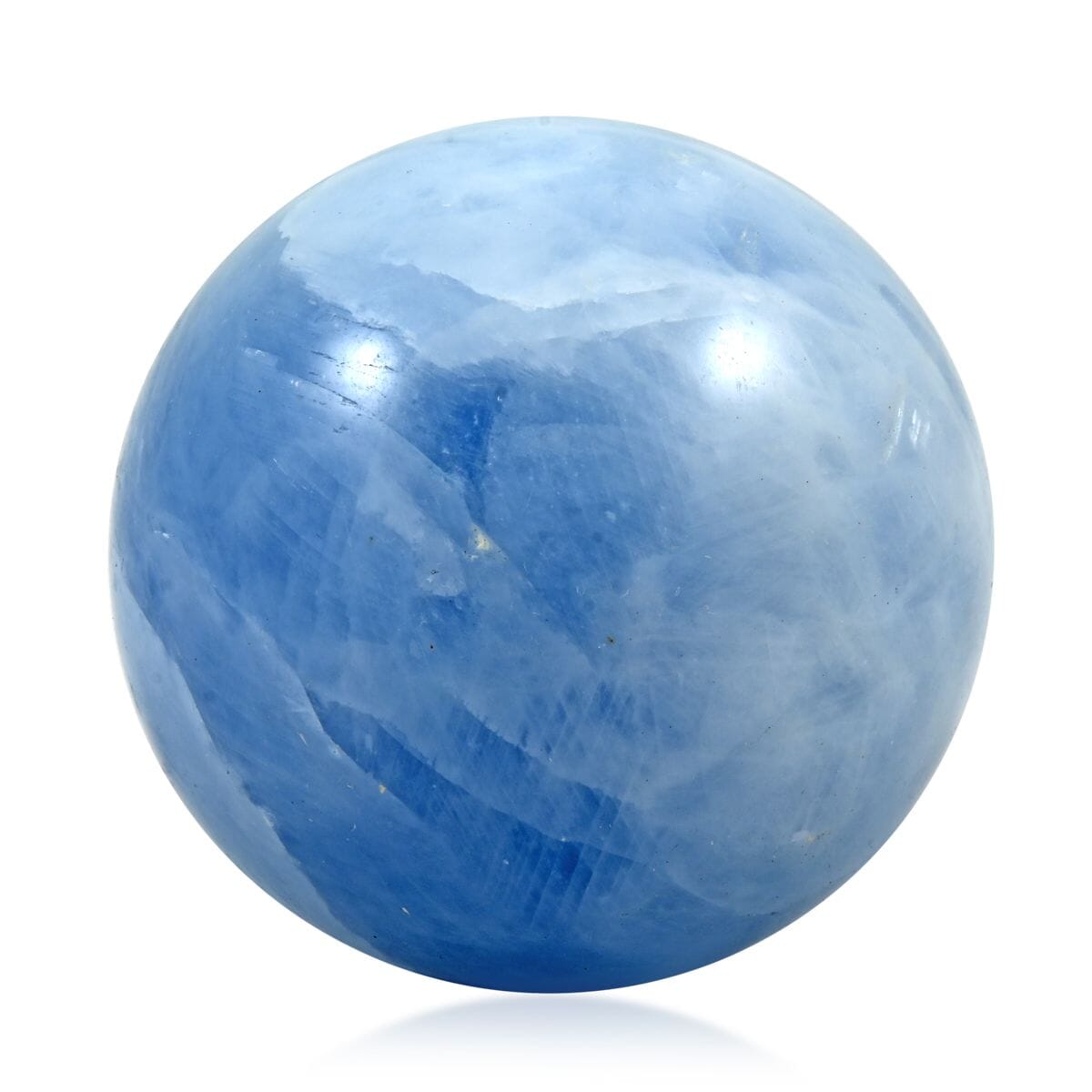 Natural Calcite Blue Sphere – Add Elegance and Tranquility to Any Room