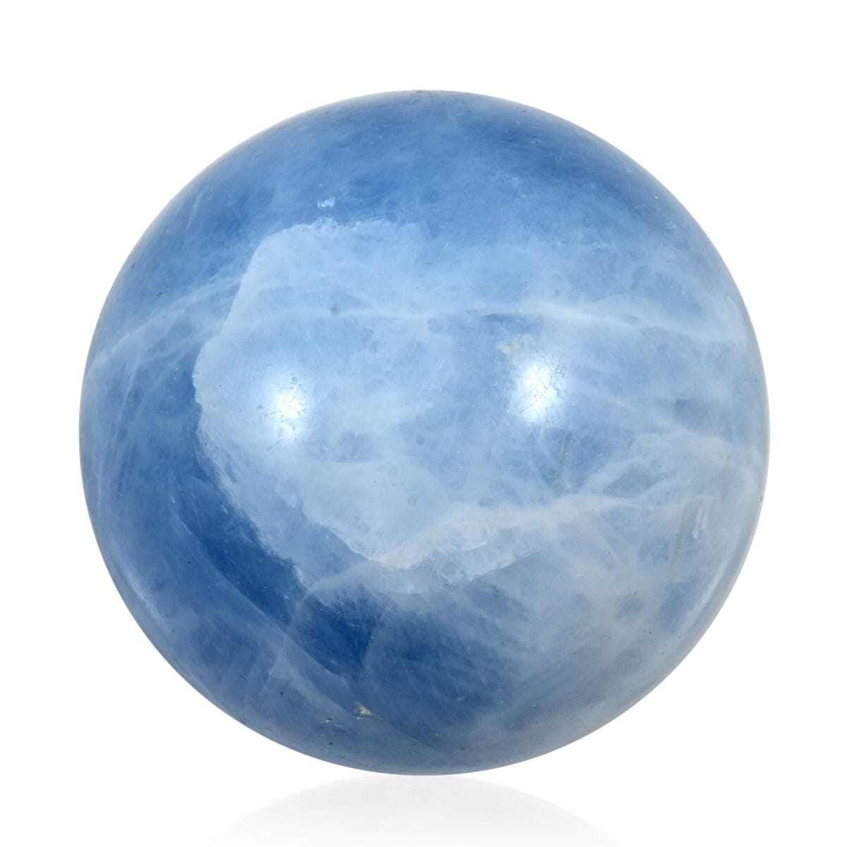 Natural Calcite Blue Sphere – Add Elegance and Tranquility to Any Room