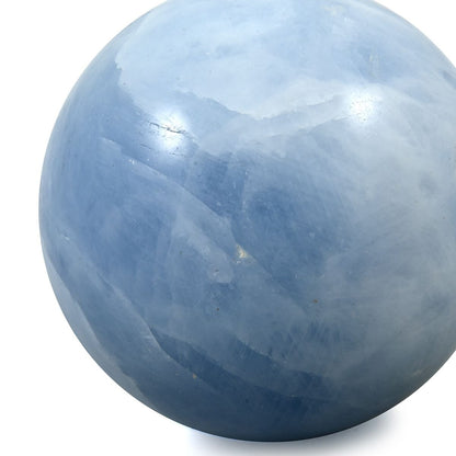 Natural Calcite Blue Sphere – Add Elegance and Tranquility to Any Room