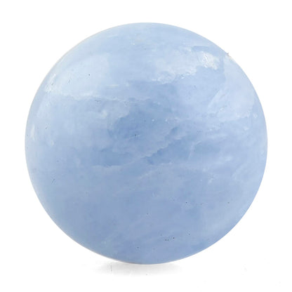 Natural Calcite Blue Sphere – Add Elegance and Tranquility to Any Room