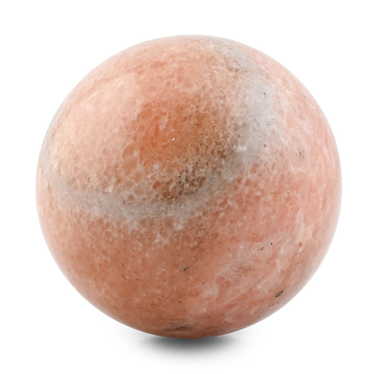 Cipollino Orange Sphere – A Stunning Marble Display for Your Home