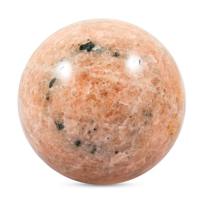 Cipollino Orange Sphere – A Stunning Marble Display for Your Home