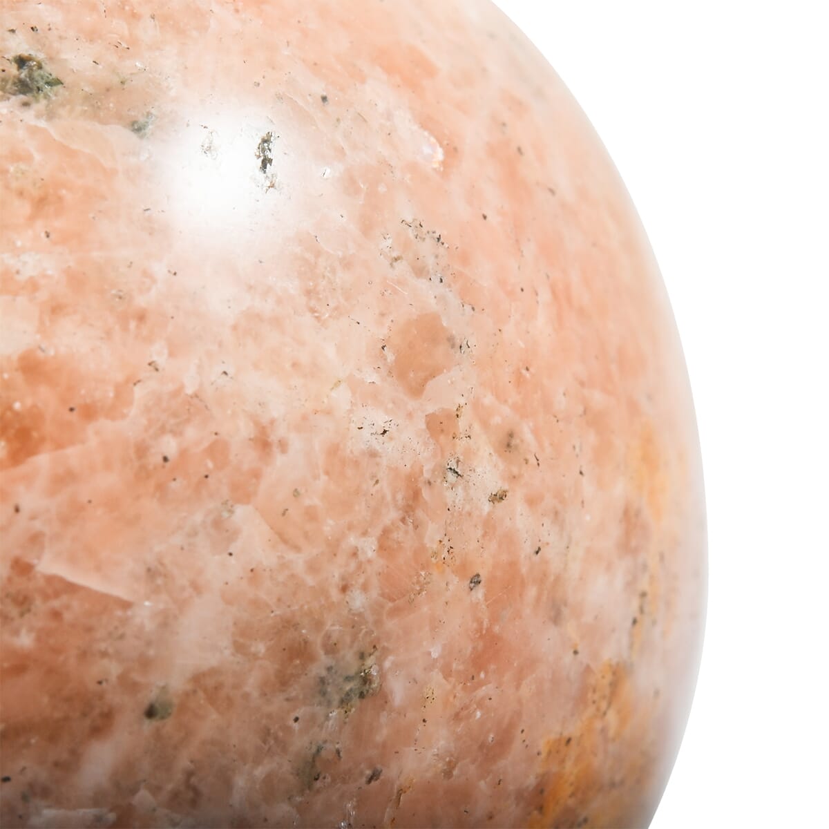 Cipollino Orange Sphere – A Stunning Marble Display for Your Home