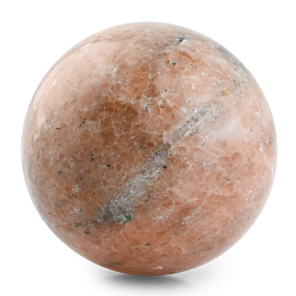 Cipollino Orange Sphere – A Stunning Marble Display for Your Home