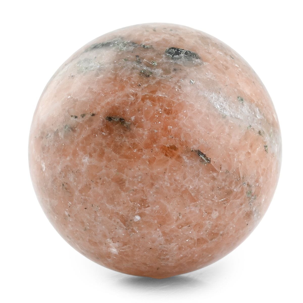Cipollino Orange Sphere – A Stunning Marble Display for Your Home