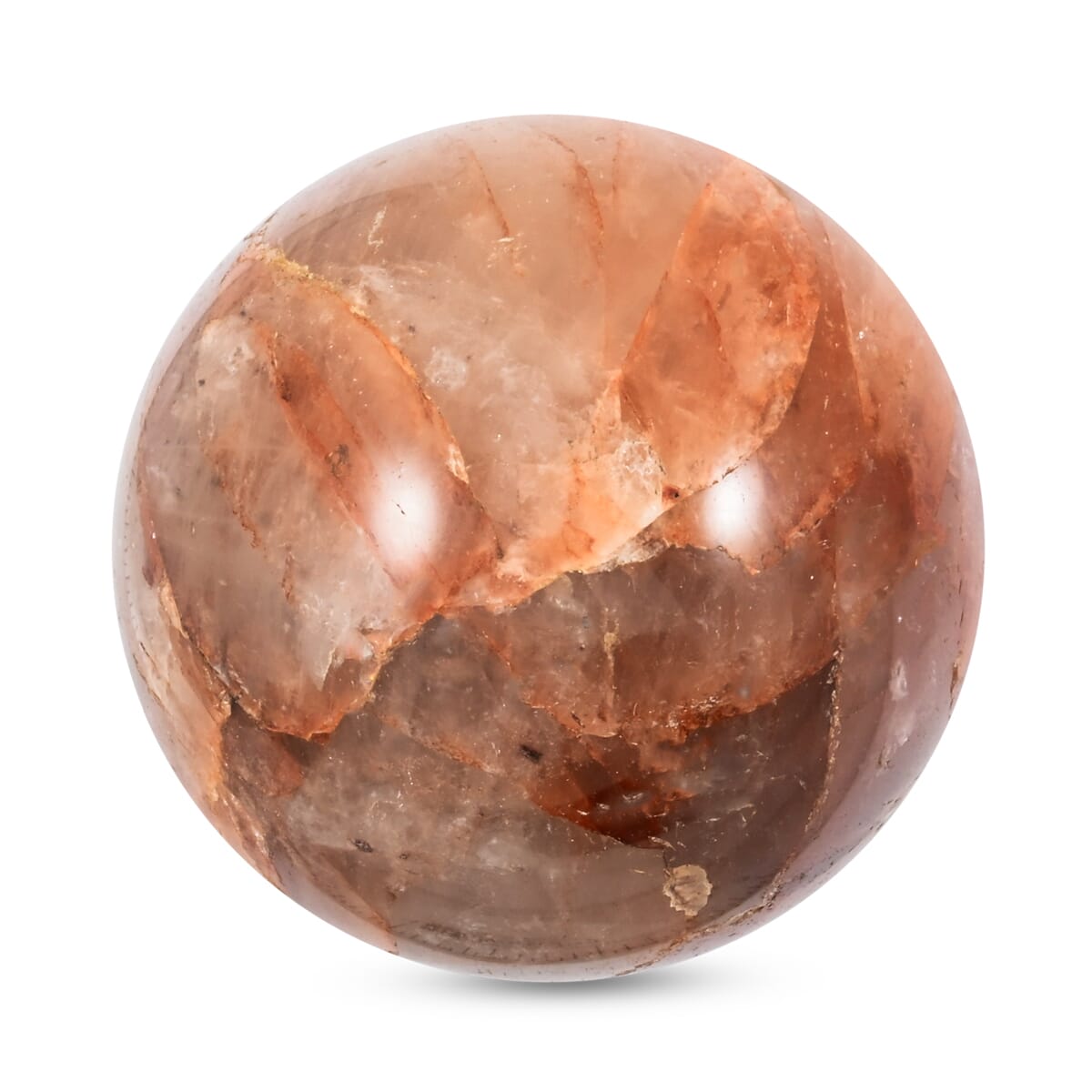 Fire Quartz Sphere – Ignite Passion and Clarity in Your Space
