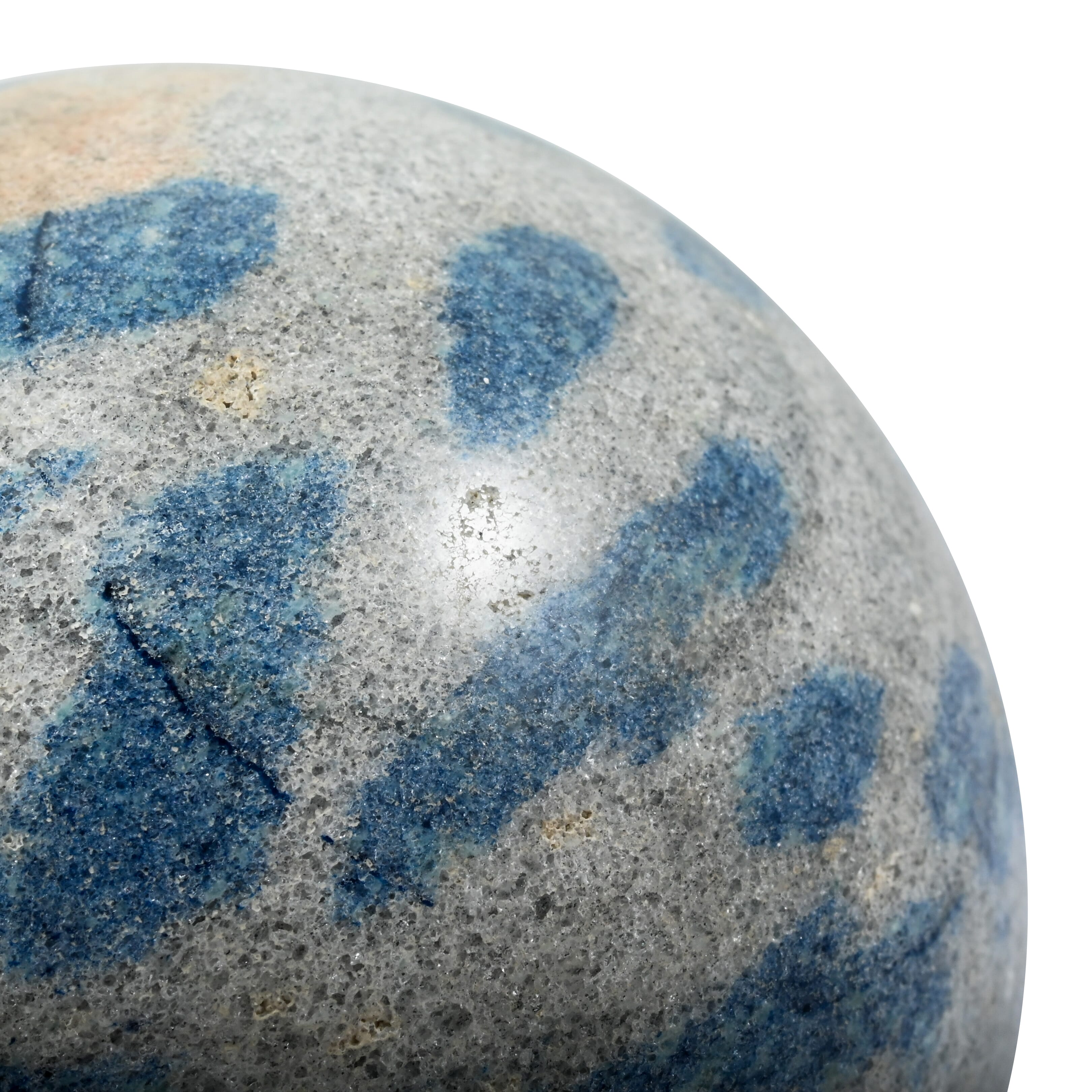 Natural Blue Quartz Sphere – Decorative Gemstone for Every Room
