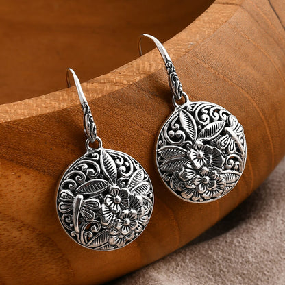 Bali Legacy Sterling Silver Floral Earrings – A Timeless Expression of Craftsmanship and Beauty
