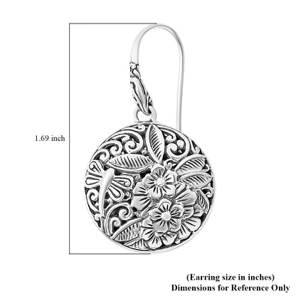Bali Legacy Sterling Silver Floral Earrings – A Timeless Expression of Craftsmanship and Beauty