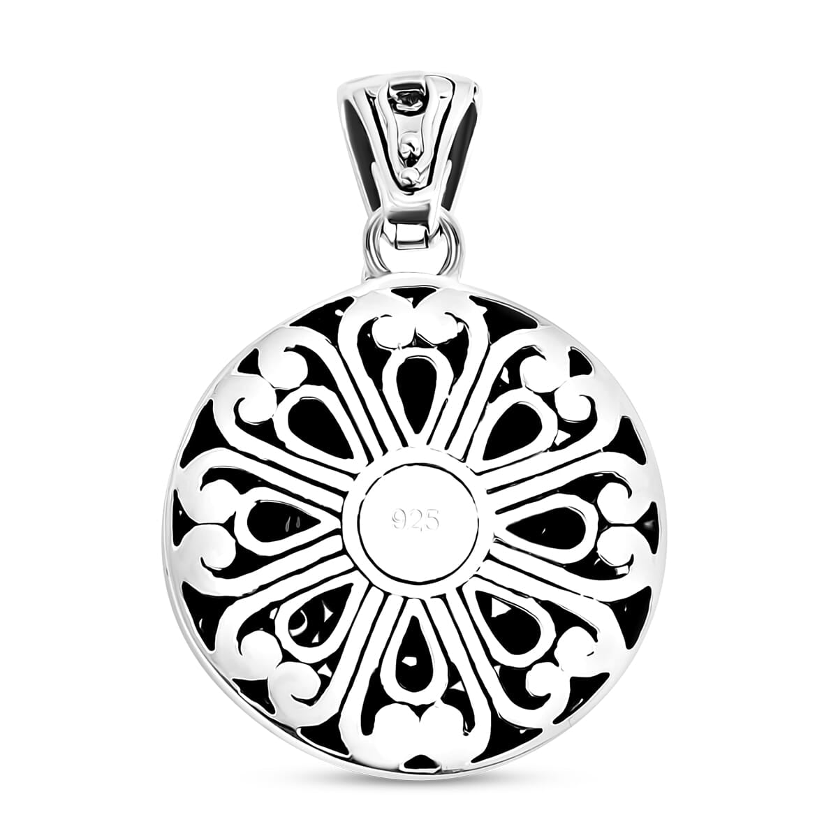 Bali Legacy Sterling Silver Floral Pendant – A Timeless Symbol of Healing and Tranquility