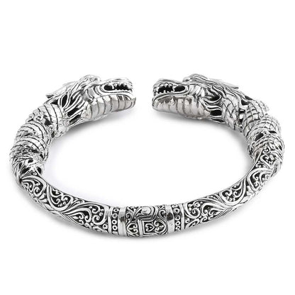 Bali Legacy Twin Dragon Bangle