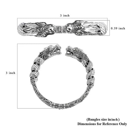 Bali Legacy Twin Dragon Bangle
