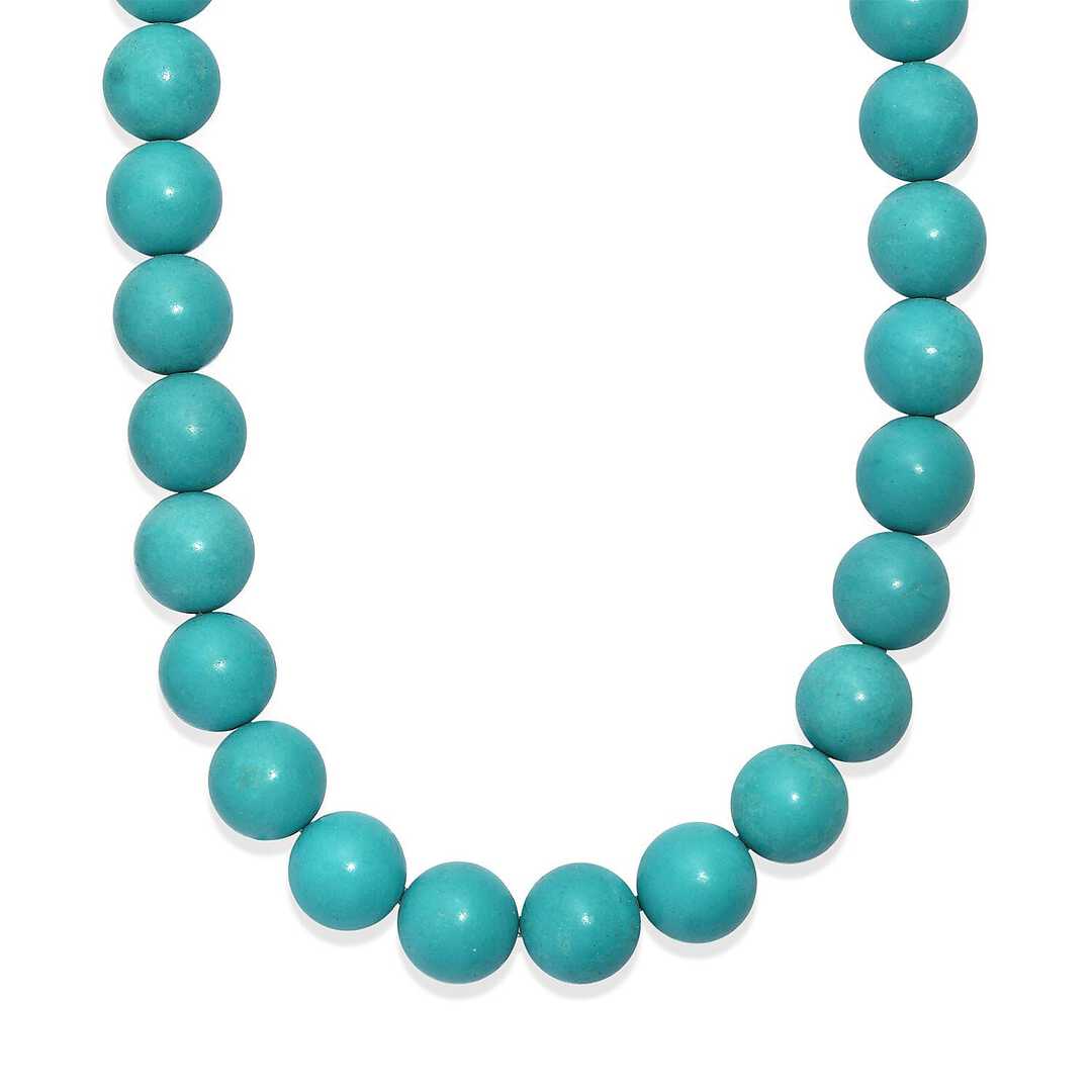 Blue Howlite Bead Necklace – Calm You Can Wear