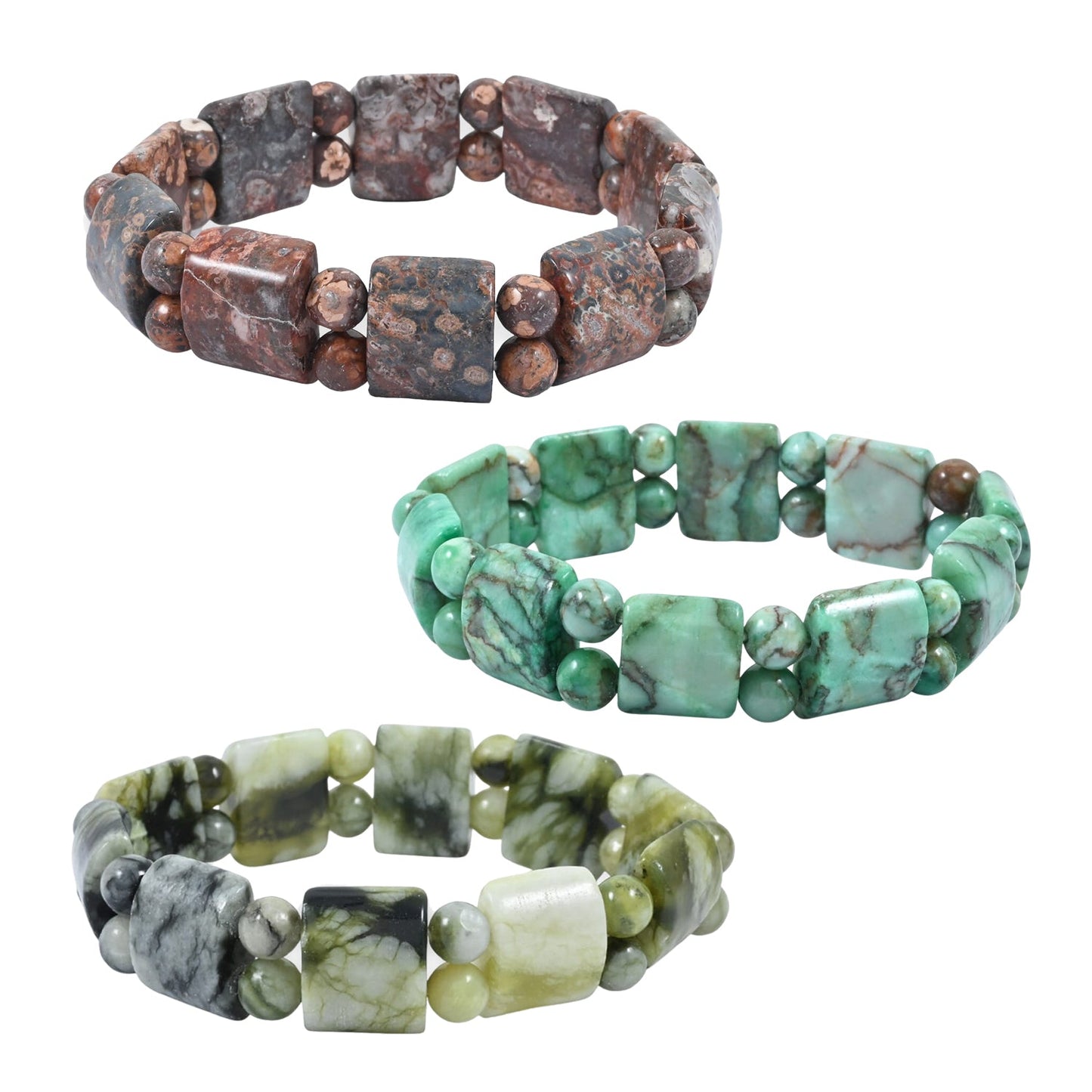 Gemstone Tanker Bracelet – For Strength & Courage