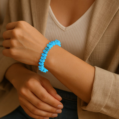Turquoise Stretch Bracelet – Communicate With Confidence