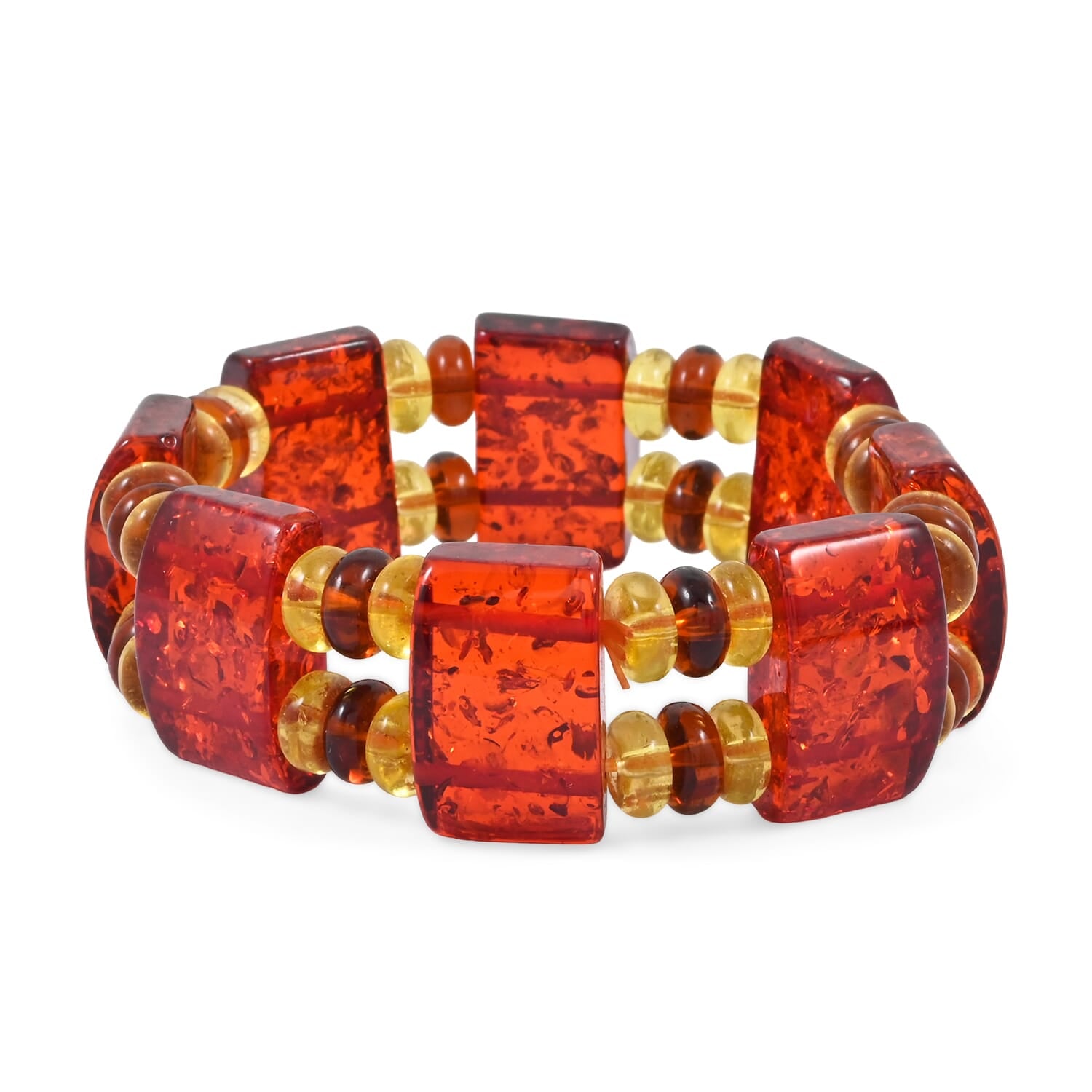 Large Amber Tanker Bracelet – For Rebirth & New Beginnings