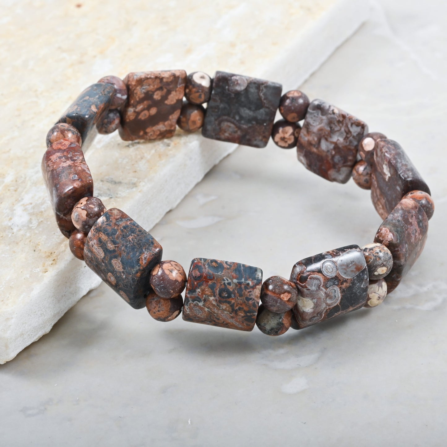 Gemstone Tanker Bracelet – For Strength & Courage