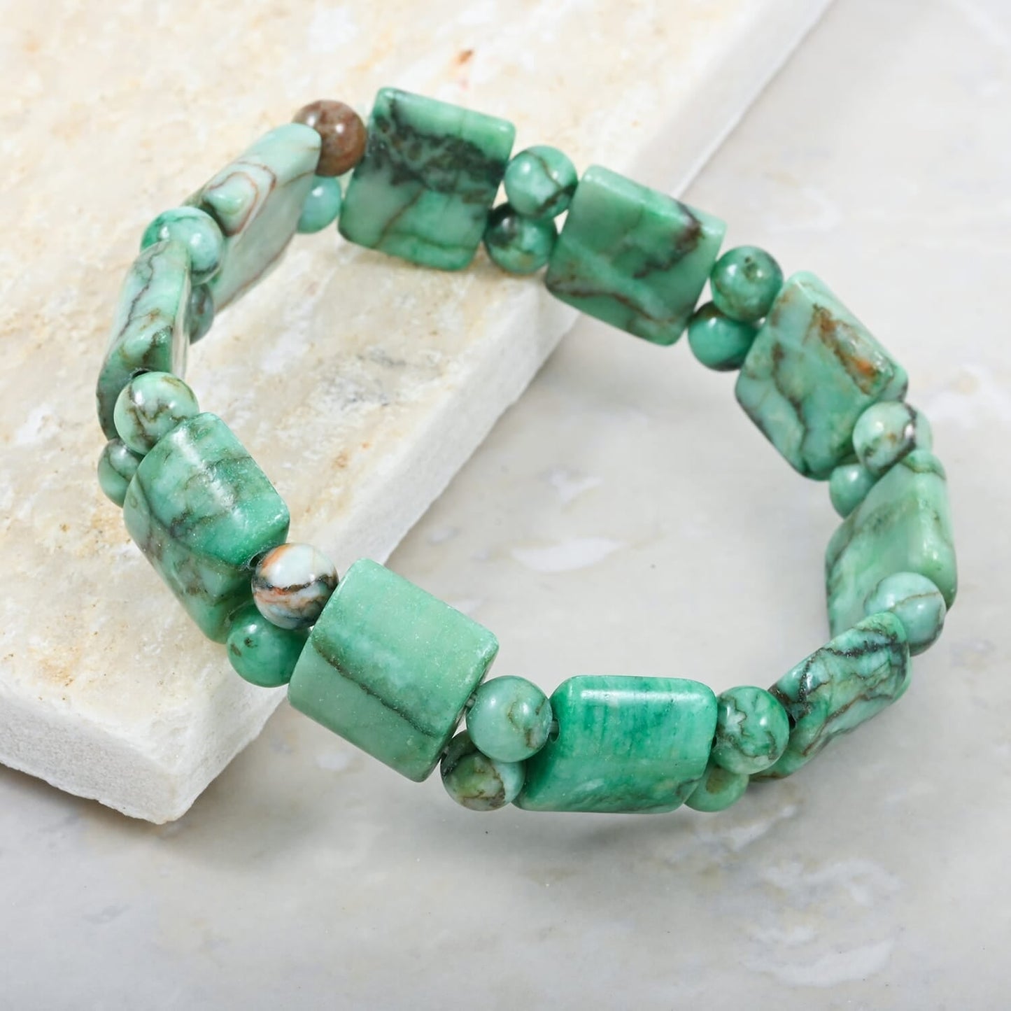 Gemstone Tanker Bracelet – For Strength & Courage