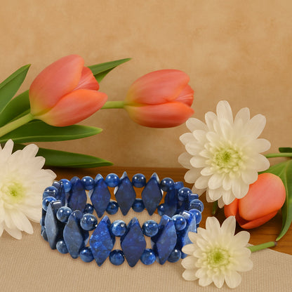 Speak Your Truth Lapis Lazuli Bracelet – For Honest Conversations & Authentic Living