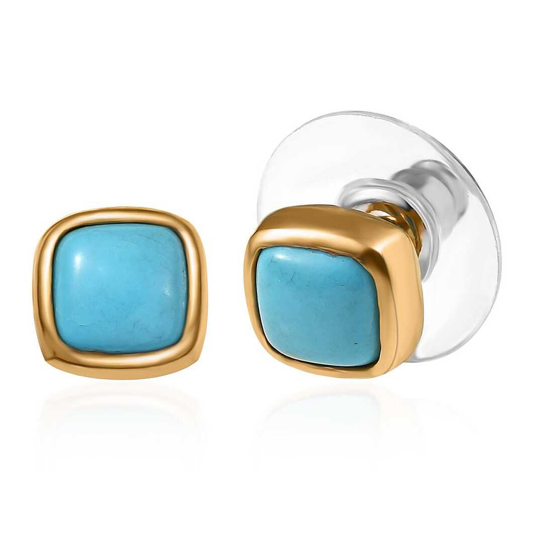 Sleeping Beauty Turquoise Stud Earrings