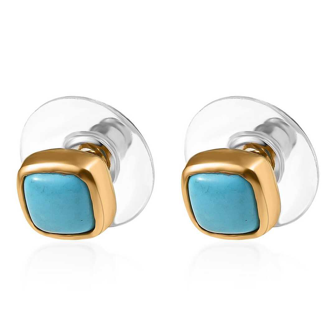 Sleeping Beauty Turquoise Stud Earrings