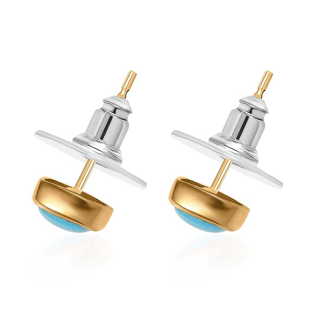 Sleeping Beauty Turquoise Stud Earrings