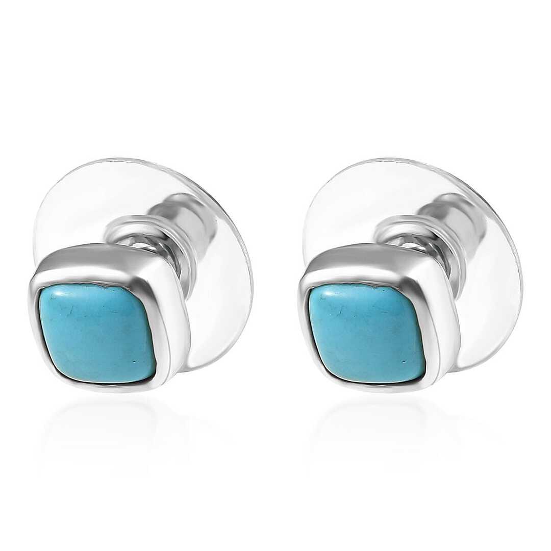 Sleeping Beauty Turquoise Stud Earrings