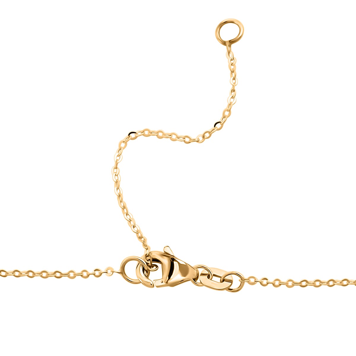 10K Yellow Gold Diamond-Cut Clover Pendant Necklace – A Lucky Touch of Elegance