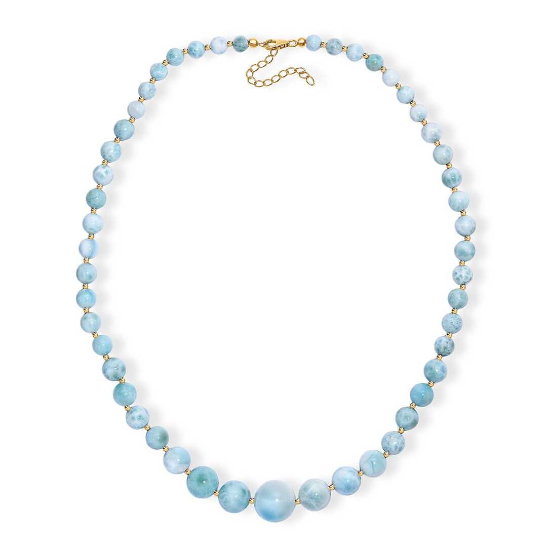 AAA Larimar Statement Necklace – Wear the Rarest Blue on Earth