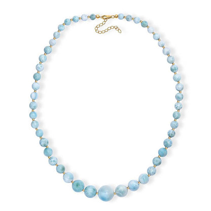 AAA Larimar Statement Necklace – Wear the Rarest Blue on Earth